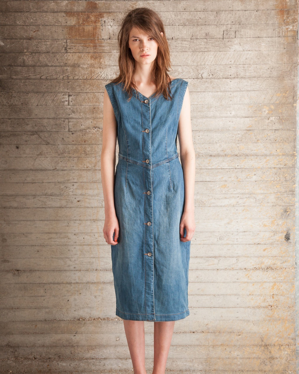 DENIM EIGHTIES DRESS