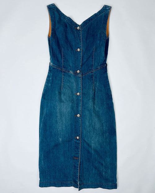 DENIM EIGHTIES DRESS