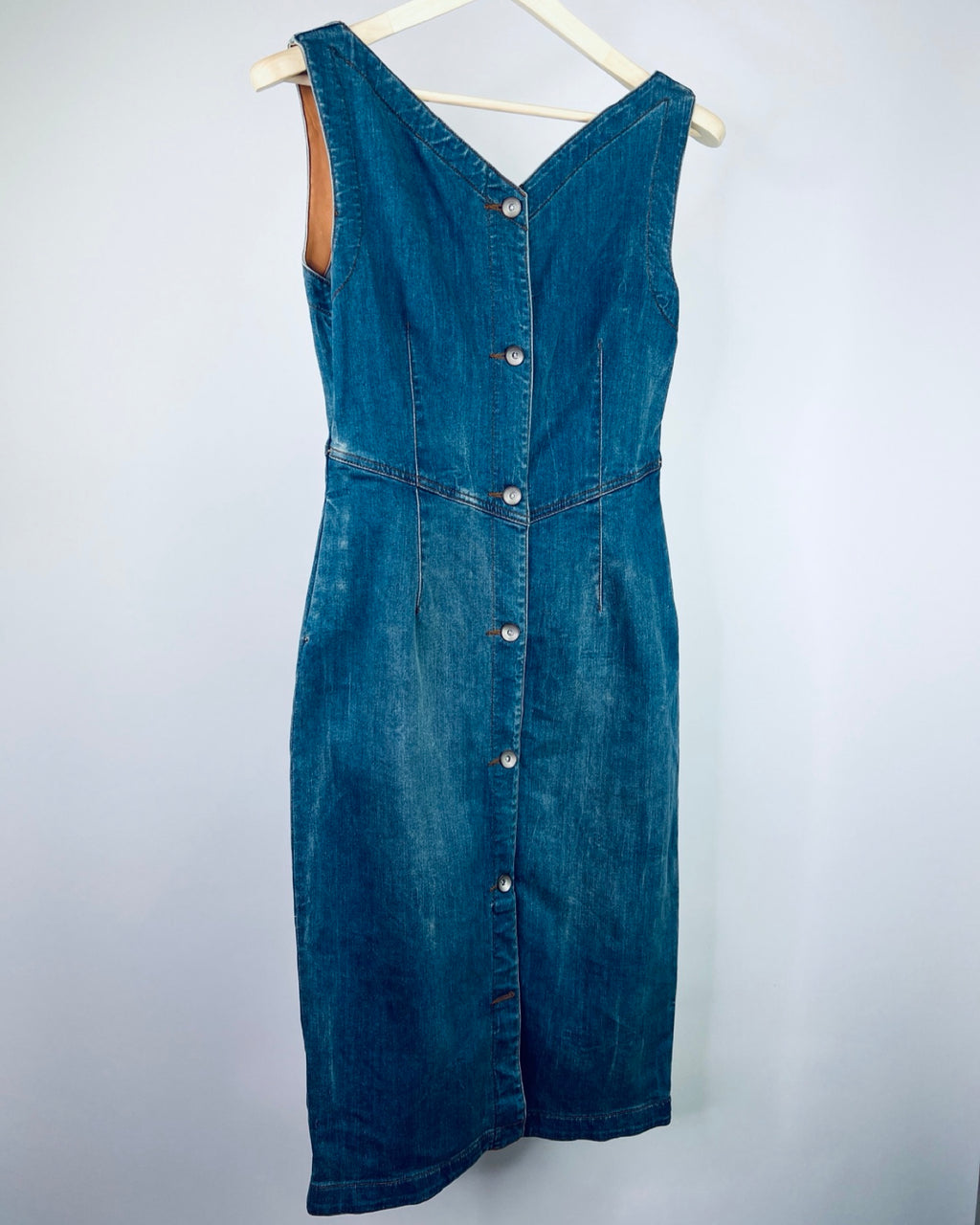 DENIM EIGHTIES DRESS