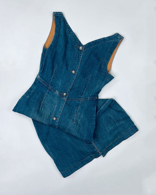 DENIM EIGHTIES DRESS